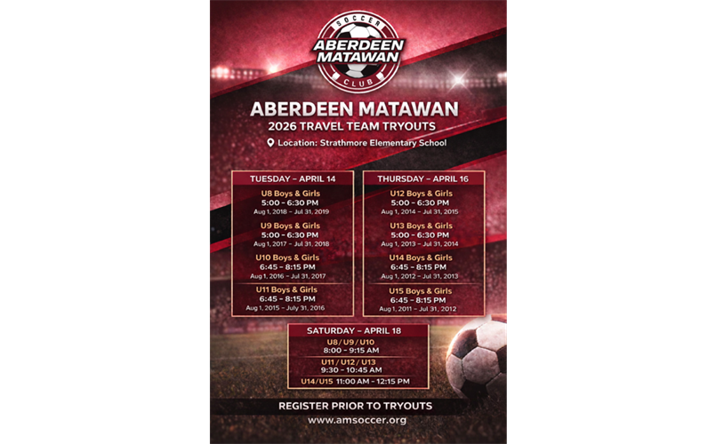Aberdeen Matawan Soccer Tryouts